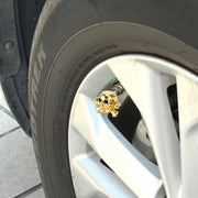 4 pezzi tappo benzina universale a forma di teschio coperchio boccaglio tappo serbatoio tappo pneumatico auto motore bicicletta tappi valvola pneumatici, Skull Shape