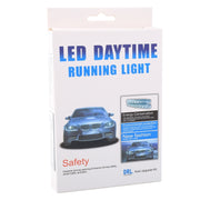 1 paio DC9-16V 2W 120LM 7000K 8 SMD-5050-LED circolari per auto DRL e luci di svolta, 2W 120LM 7000K