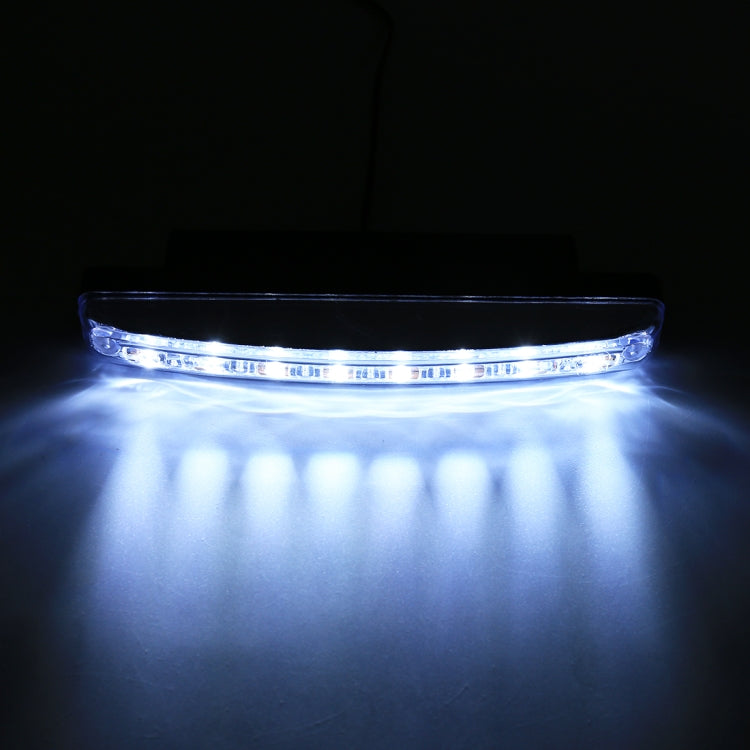 1 paio DC9-16V 2W 120LM 7000K 8 SMD-5050-LED circolari per auto DRL e luci di svolta, 2W 120LM 7000K