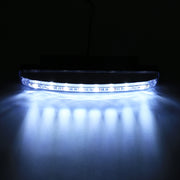 1 paio DC9-16V 2W 120LM 7000K 8 SMD-5050-LED circolari per auto DRL e luci di svolta, 2W 120LM 7000K