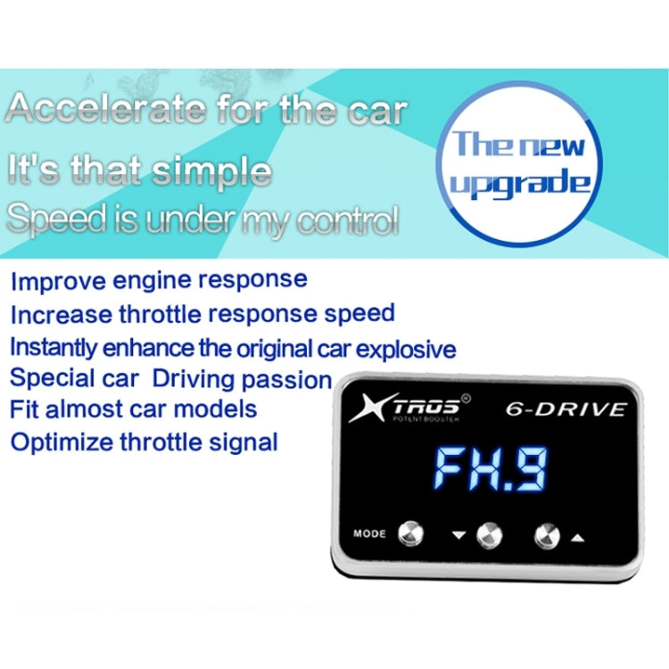 TROS TS-6Drive Potente Booster Controller elettronico dell'acceleratore per Toyota Vios 2008-, For Toyota Vios 2008-