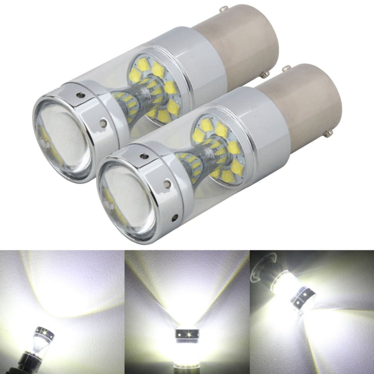 2 luci freno per auto 1157/BAY15D 60W con 12 lampade CREE XB-D, DC 12V, 1157