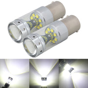 2 luci freno per auto 1157/BAY15D 60W con 12 lampade CREE XB-D, DC 12V, 1157