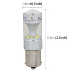 2 luci freno per auto 1157/BAY15D 60W con 12 lampade CREE XB-D, DC 12V, 1157