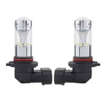 2 fendinebbia per auto 9006 60W 1200 LM 6000K con 12 lampade LED CREE XB-D, DC 12V, 9006