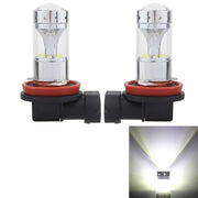 2 fendinebbia per auto H8/H11 60W 1200 LM 6000K con 12 lampade LED CREE XB-D, DC 12V, H8/H11