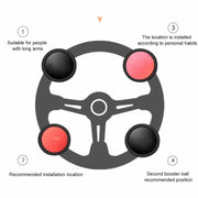Booster ausiliario per volante creativo per auto