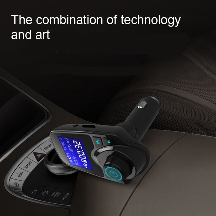 Trasmettitore FM Bluetooth T11 Lettore MP3 per auto con display a LED, supporto doppia ricarica USB, vivavoce, scheda TF e funzione di riproduzione musicale su disco U, T11