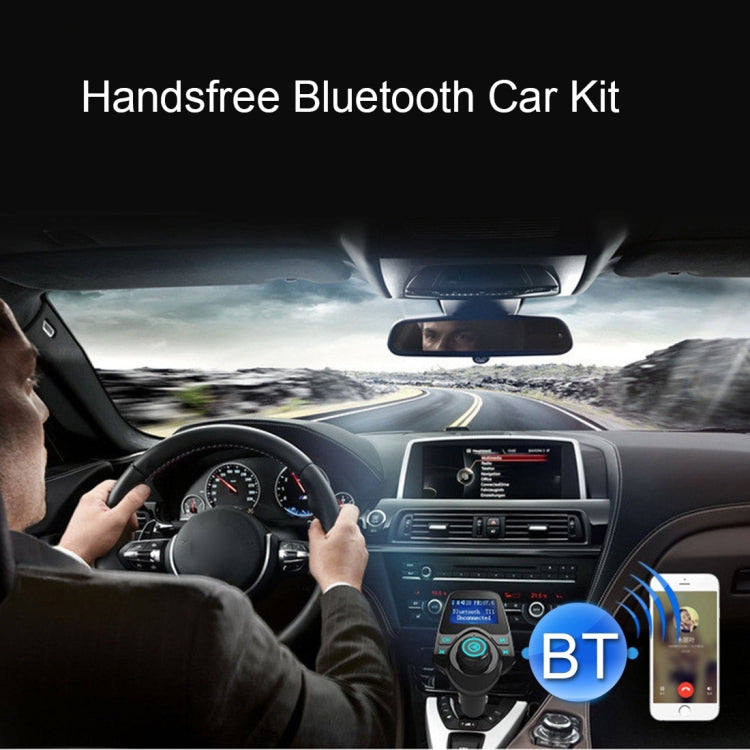 Trasmettitore FM Bluetooth T11 Lettore MP3 per auto con display a LED, supporto doppia ricarica USB, vivavoce, scheda TF e funzione di riproduzione musicale su disco U, T11