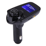 Trasmettitore FM Bluetooth T11 Lettore MP3 per auto con display a LED, supporto doppia ricarica USB, vivavoce, scheda TF e funzione di riproduzione musicale su disco U, T11