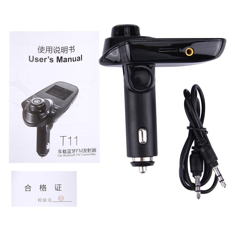 Trasmettitore FM Bluetooth T11 Lettore MP3 per auto con display a LED, supporto doppia ricarica USB, vivavoce, scheda TF e funzione di riproduzione musicale su disco U, T11