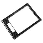 Anello di uscita aria in fibra di carbonio per auto + uscita aria intermedia + adesivo decorativo pannello uscita aria laterale per Mercedes-Benz W204 2007-2010, Air Outlet