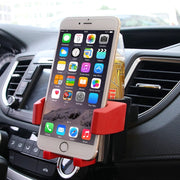 SHUNWEI SD-1027 Car Auto Multifunzionale ABS Air Vent Portabevande Portabicchieri Portacellulare Supporto mobile, SD-1027(Black), SD-1027(Green), SD-1027(Red)