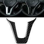 Adesivo decorativo per volante in fibra di carbonio per auto per Mercedes-Benz, Steering Wheel