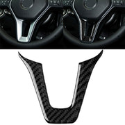 Adesivo decorativo per volante in fibra di carbonio per auto per Mercedes-Benz, Steering Wheel
