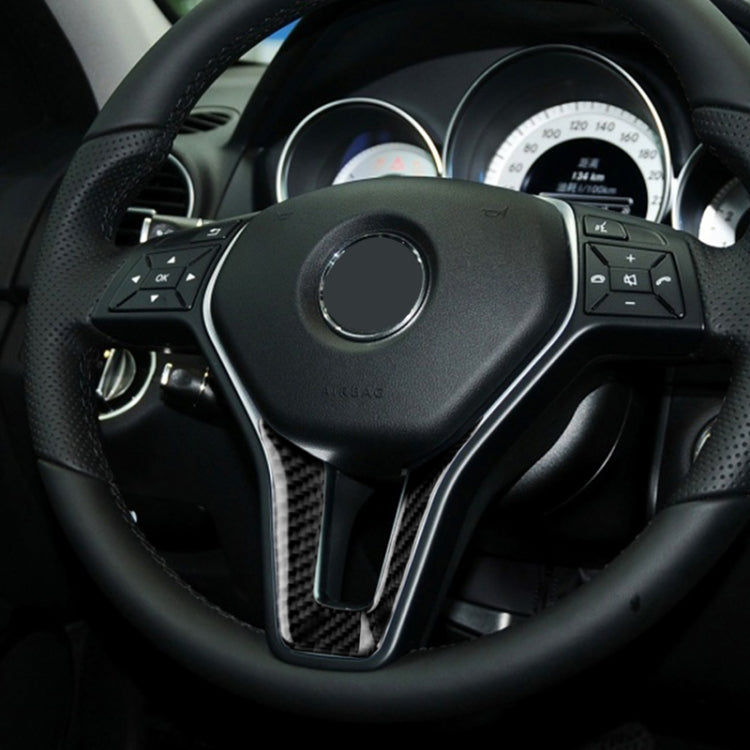 Adesivo decorativo per volante in fibra di carbonio per auto per Mercedes-Benz, Steering Wheel