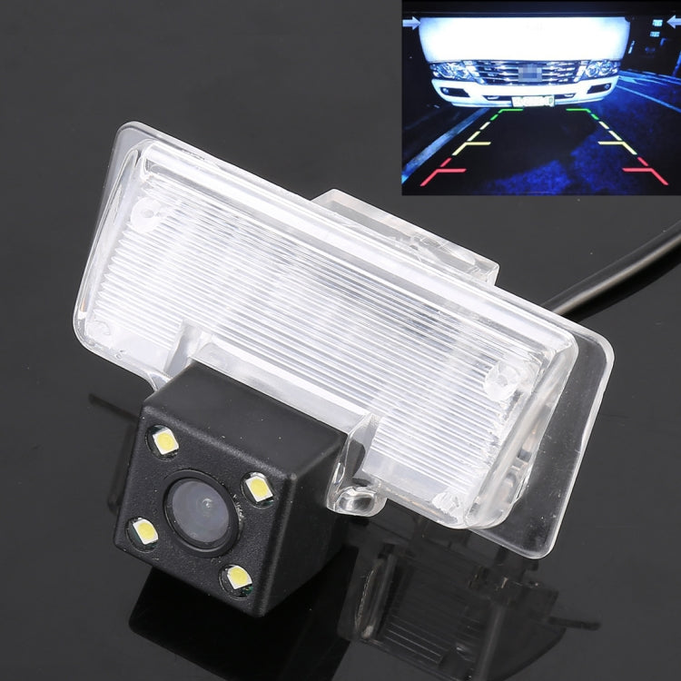 Telecamera retromarcia di backup per auto con visione notturna grandangolare 656x492 Pixel HD impermeabile a 4 LED per Nissan Murano 2016-2017 / Terra 2018 / Sylphy 2008-2019, For Nissan