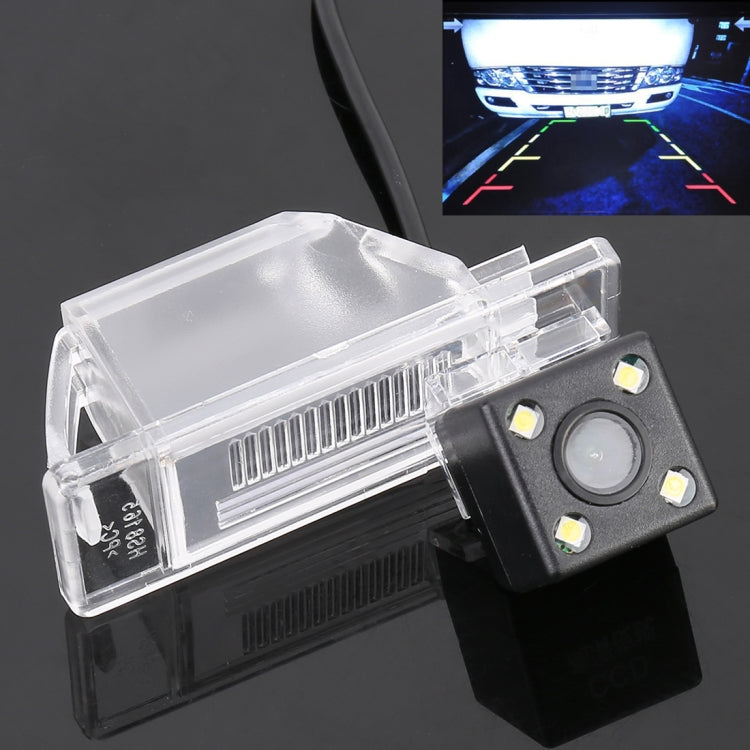 656x492 Pixel HD efficace impermeabile 4 LED visione notturna grandangolare telecamera retromarcia per retromarcia per auto per Nissan Patrol 2017-2018 / Kicks 2017-2018, For Nissan Patrol 2017-2018 / Kicks 2017-2018