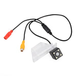 656x492 Pixel HD efficace impermeabile 4 LED visione notturna grandangolare telecamera retromarcia per retromarcia per auto per Nissan Patrol 2017-2018 / Kicks 2017-2018, For Nissan Patrol 2017-2018 / Kicks 2017-2018