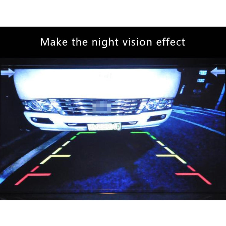 656x492 Pixel HD efficace impermeabile 4 LED visione notturna grandangolare telecamera retromarcia per retromarcia per auto per Nissan Patrol 2017-2018 / Kicks 2017-2018, For Nissan Patrol 2017-2018 / Kicks 2017-2018