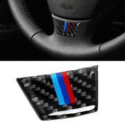 Adesivo decorativo per volante in fibra di carbonio per auto per BMW E90 / E92, Steering Wheel Decorative Sticker A