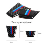 Adesivo decorativo per volante in fibra di carbonio per auto per BMW E90 / E92, Steering Wheel Decorative Sticker A