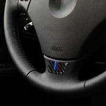Adesivo decorativo per volante in fibra di carbonio per auto per BMW E90 / E92, Steering Wheel Decorative Sticker A