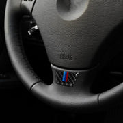 Adesivo decorativo per volante in fibra di carbonio per auto per BMW E90 / E92, Steering Wheel Decorative Sticker A