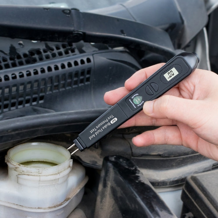 Tester per la pressione dei pneumatici liquidi del liquido dei freni dello strumento diagnostico 2 in 1 per auto, 2 in 1 Diagnostic Tool