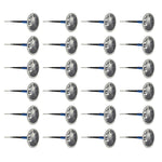 Kit di riparazione pneumatici in gomma con pellicola per unghie a fungo da 24 pezzi da 4 mm, 4mm