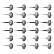 Kit di riparazione pneumatici in gomma con pellicola per unghie a fungo da 24 pezzi da 4 mm, 4mm