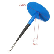 Kit di riparazione pneumatici in gomma con pellicola per unghie a fungo da 24 pezzi da 4 mm, 4mm
