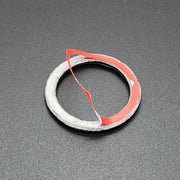 Pannello morbido in fibra di carbonio per auto, chiave di avvio del motore, anello di pulsante, adesivo decorativo per BMW E90 / E92 / E93 2005-2012, Soft  Ring Trim Decorative Sticker
