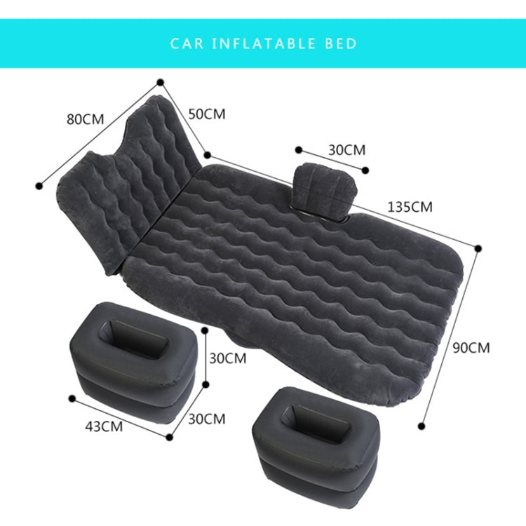 Materasso gonfiabile da viaggio universale per auto, letto ad aria, divano con sedile posteriore da campeggio, dimensioni: 90 x 135 cm