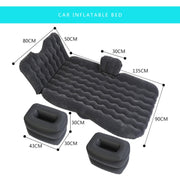 Materasso gonfiabile da viaggio universale per auto, letto ad aria, divano con sedile posteriore da campeggio, dimensioni: 90 x 135 cm