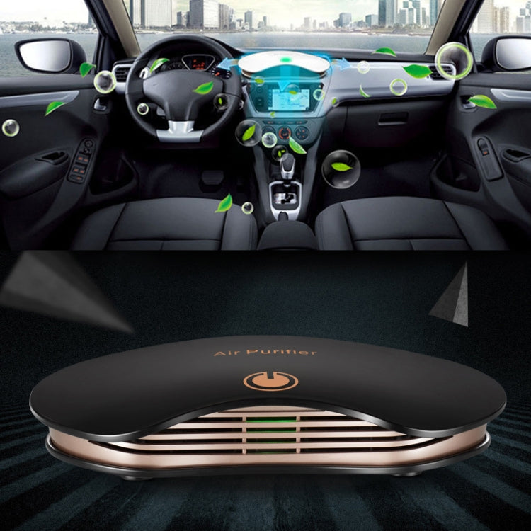 BL-001 Purificatore d'aria a ioni negativi con controllo touch intelligente per auto/casa, BL-001(Black), BL-001(White)