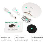 BL-001 Purificatore d'aria a ioni negativi con controllo touch intelligente per auto/casa, BL-001(Black), BL-001(White)