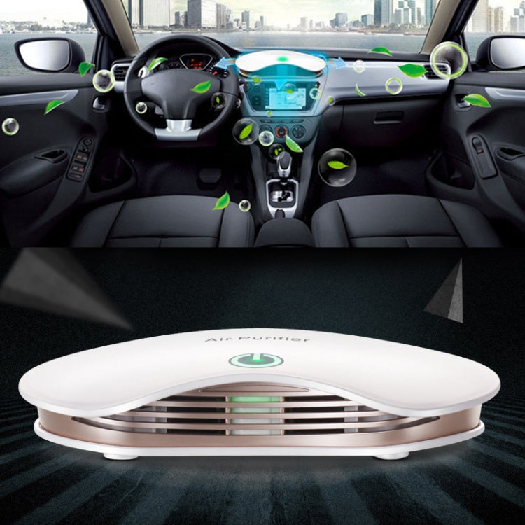 BL-001 Purificatore d'aria a ioni negativi con controllo touch intelligente per auto/casa, BL-001(Black), BL-001(White)