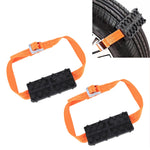 2 PZ Catene da neve per auto universali Fango Pneumatici Tappetino per trazione Catena per ruote Tracce antiscivolo Auto Inverno Strada Strumento di svolta Antiscivolo Grip Tracce, Anti Slip Grip Tracks