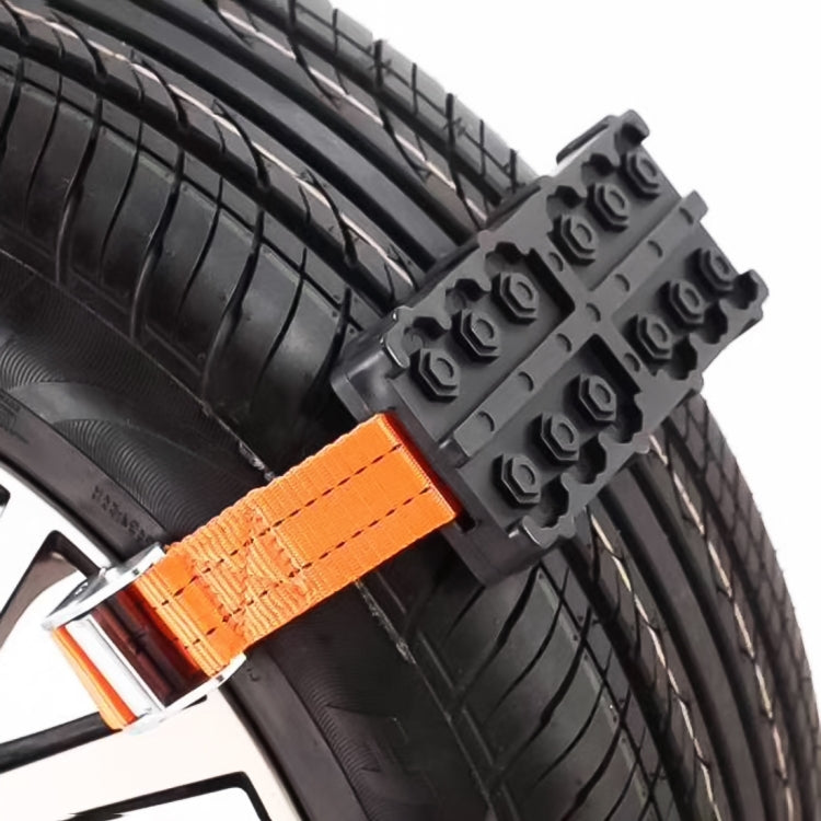 2 PZ Catene da neve per auto universali Fango Pneumatici Tappetino per trazione Catena per ruote Tracce antiscivolo Auto Inverno Strada Strumento di svolta Antiscivolo Grip Tracce, Anti Slip Grip Tracks