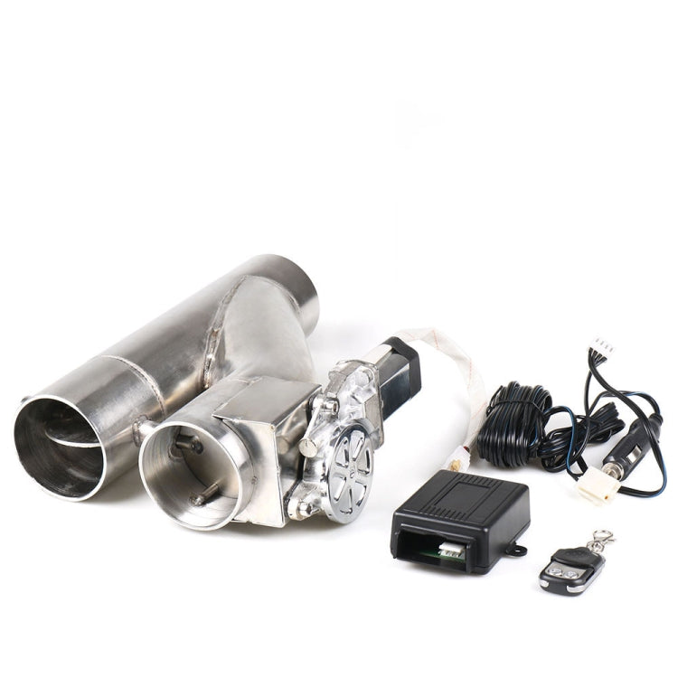 Tubo per valvola di scarico elettrica telecomandata per auto CNSPEED Y Shape 2 in 1, dimensioni: 3 pollici, Size: 3 inch
