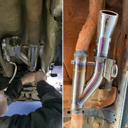 Tubo per valvola di scarico elettrica telecomandata per auto CNSPEED Y Shape 2 in 1, dimensioni: 3 pollici, Size: 3 inch