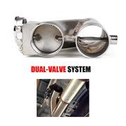 Tubo per valvola di scarico elettrica telecomandata per auto CNSPEED Y Shape 2 in 1, dimensioni: 2,5 pollici, Size: 2.5 inch
