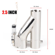 Tubo per valvola di scarico elettrica telecomandata per auto CNSPEED Y Shape 2 in 1, dimensioni: 2,5 pollici, Size: 2.5 inch