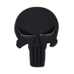 Adesivo per auto in metallo con teschio nero puro, Skull 2