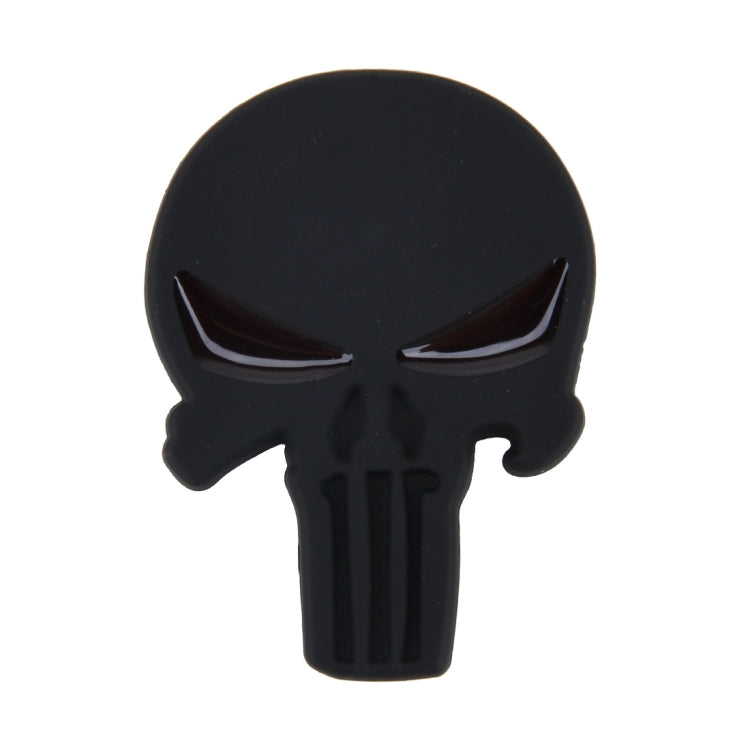 Adesivo per auto in metallo con teschio nero puro, Skull 2