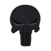 Adesivo per auto in metallo con teschio nero puro, Skull 2