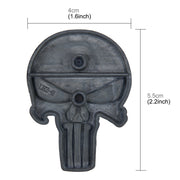 Adesivo per auto in metallo con teschio nero puro, Skull 2