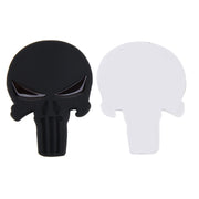 Adesivo per auto in metallo con teschio nero puro, Skull 2