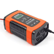 FOXSUR Caricabatterie universale intelligente 12V 6A per auto moto, lunghezza: 55 cm, presa EU, EU Plug (Red), EU Plug (Yellow)